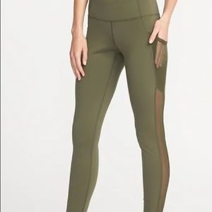 Olive Green Full Length Leggings
